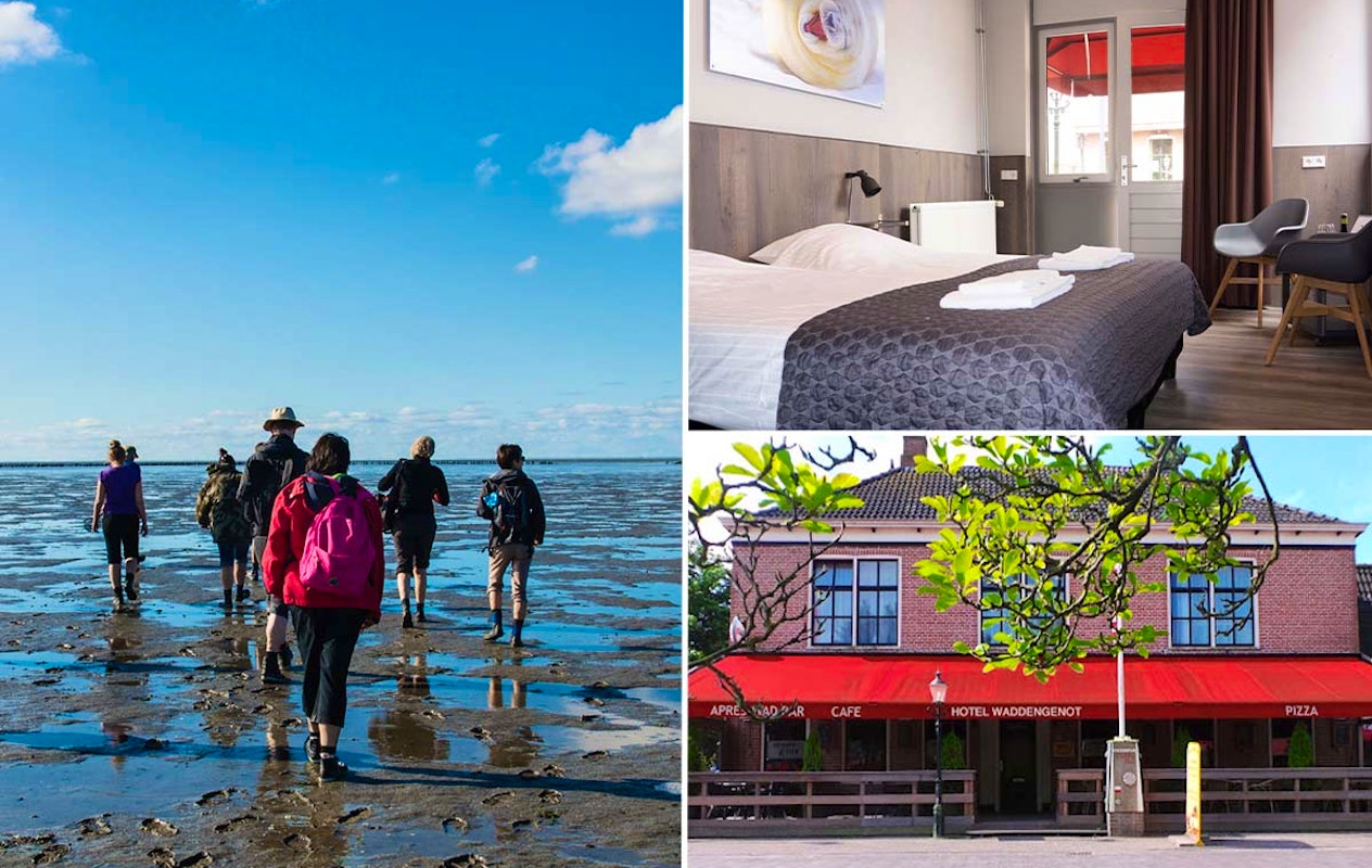 Overnachting + ontbijt bij Hotel Waddengenot (2 personen)