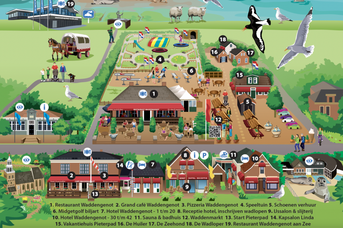 Overnachting + ontbijt bij Hotel Waddengenot (2 personen)