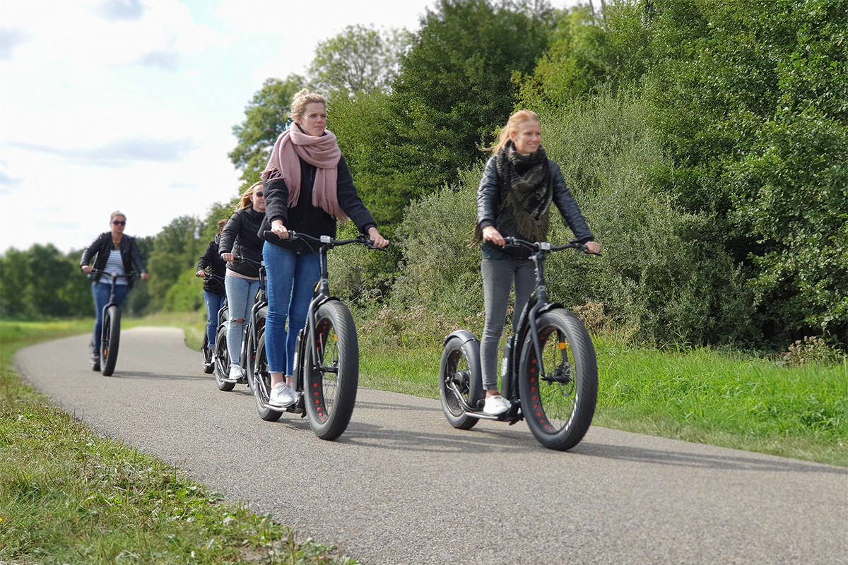 Huur 2 uur een Fat Max E-step bij Nika Actief