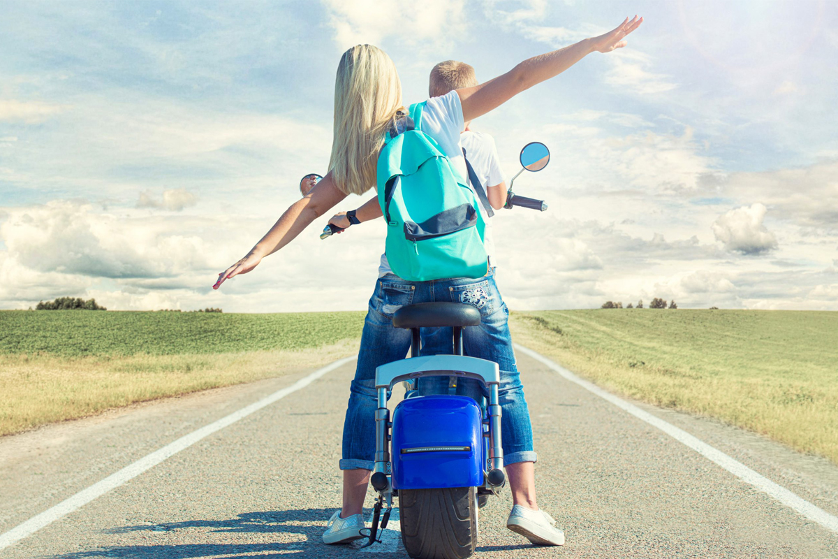 Huur 1, 2 of 3 uur een E-chopper van Rayci in de Veluwe