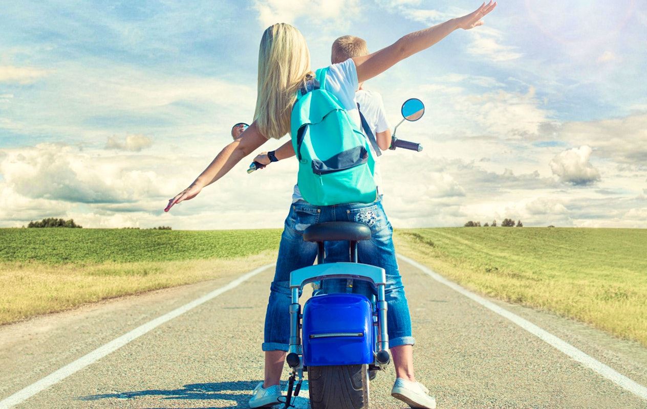 Huur 1, 2 of 3 uur een E-chopper van Rayci in de Veluwe