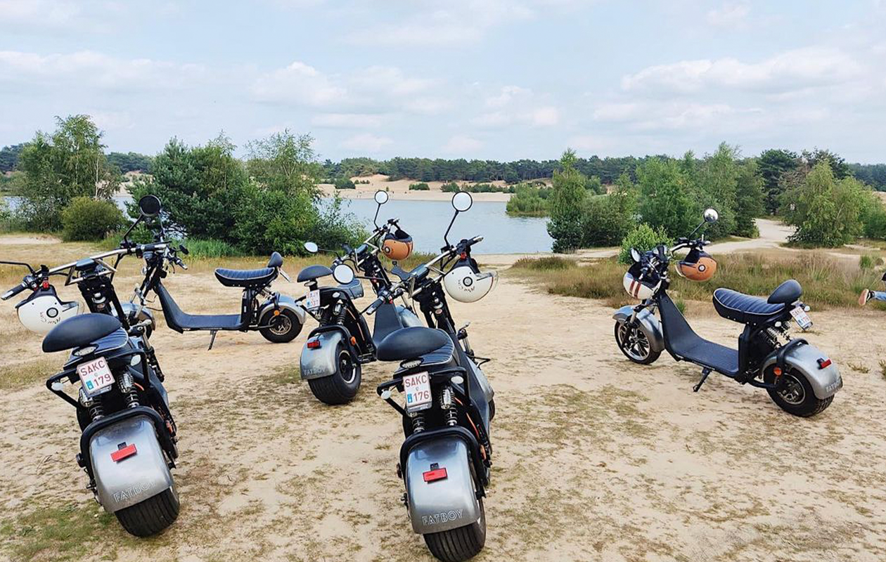 E-scooter huren voor 4 uur bij Leopark in België