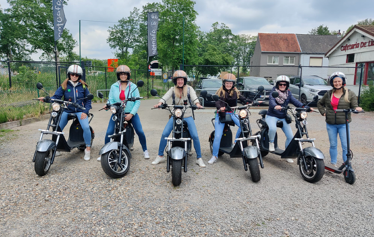 E-scooter huren voor 4 uur bij Leopark in België