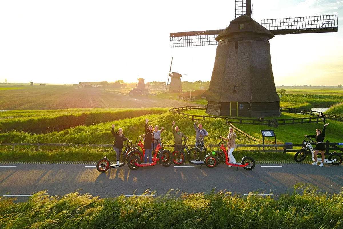 Huur een E-step voor 3 uur in De Rijp