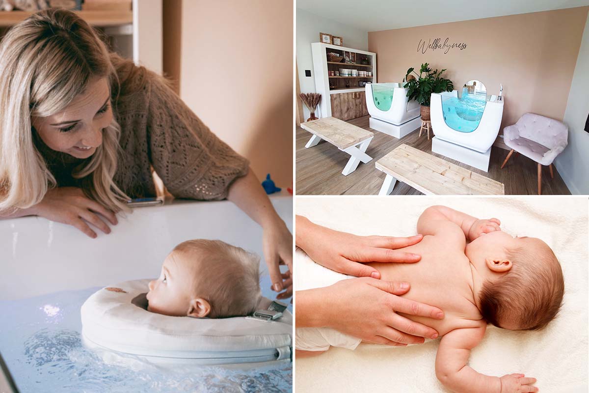 Hydrotherapie en/of massage bij privé Wellbabyness