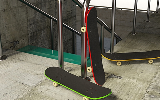 Entree voor het nieuwe indoor skatepark Het GroenOord Work & Play! 