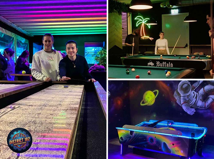 Onbeperkt indoor games bij District 182