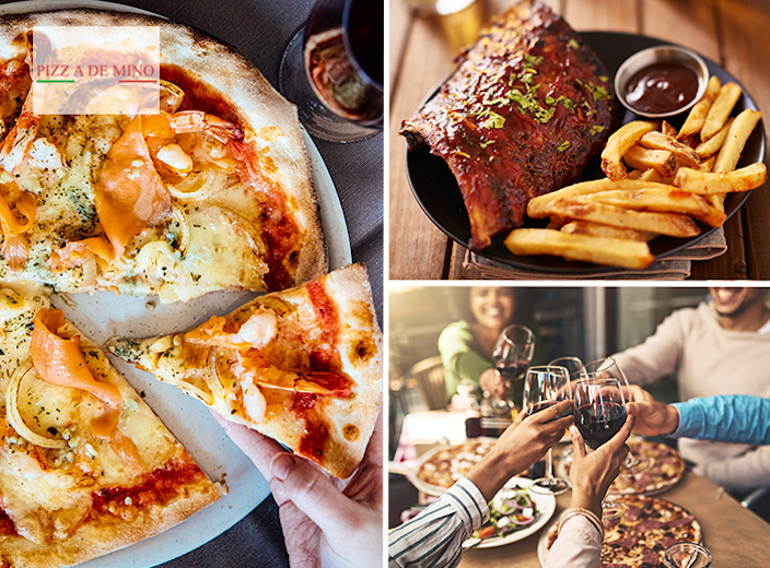 Italiaans 3-gangendiner à la carte bij Pizza De Mino