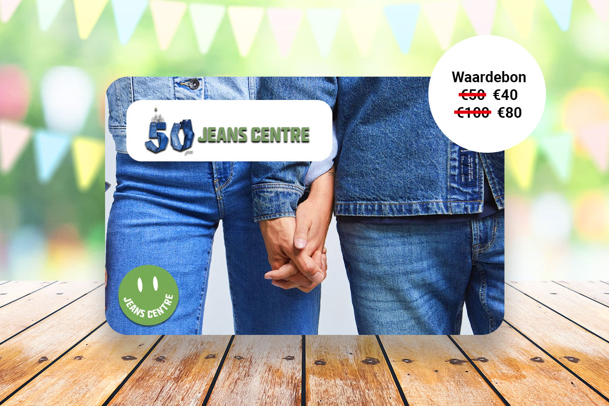 Bon d'achat d'une valeur de 50 € ou 100 € à dépenser chez Jeans Centre