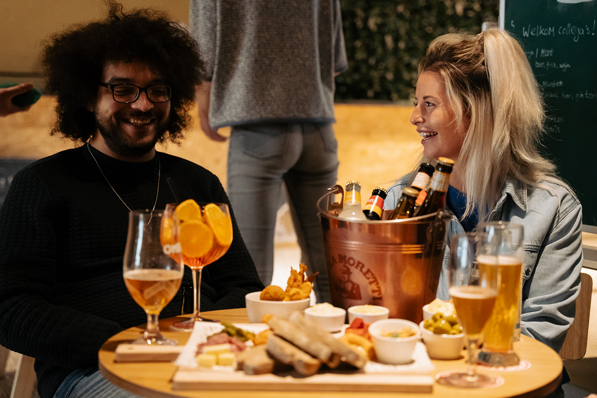Potje jeu de boules + bittergarnituur en drankje(s)