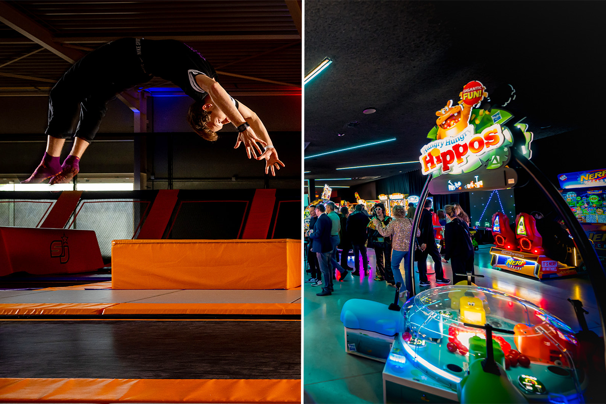 2 uur jumpen of 60 min. jumpen + 60 min. arcade bij SuperJump