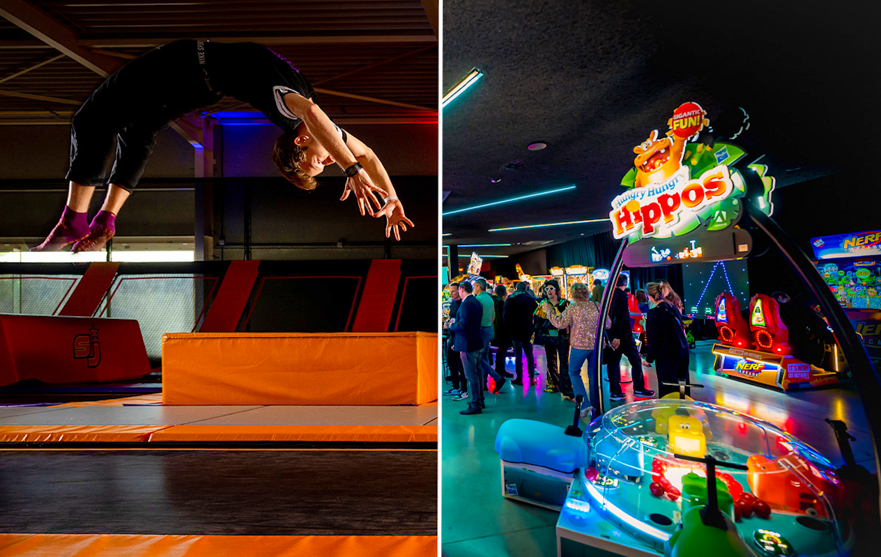 2 uur jumpen of 60 min. jumpen + 60 min. arcade bij SuperJump
