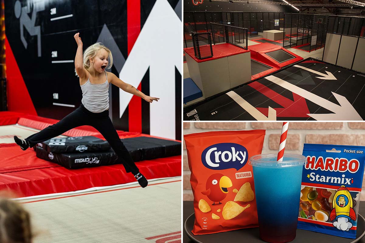 Jumpen bij UrbanTrickz + slush én snoep of chips