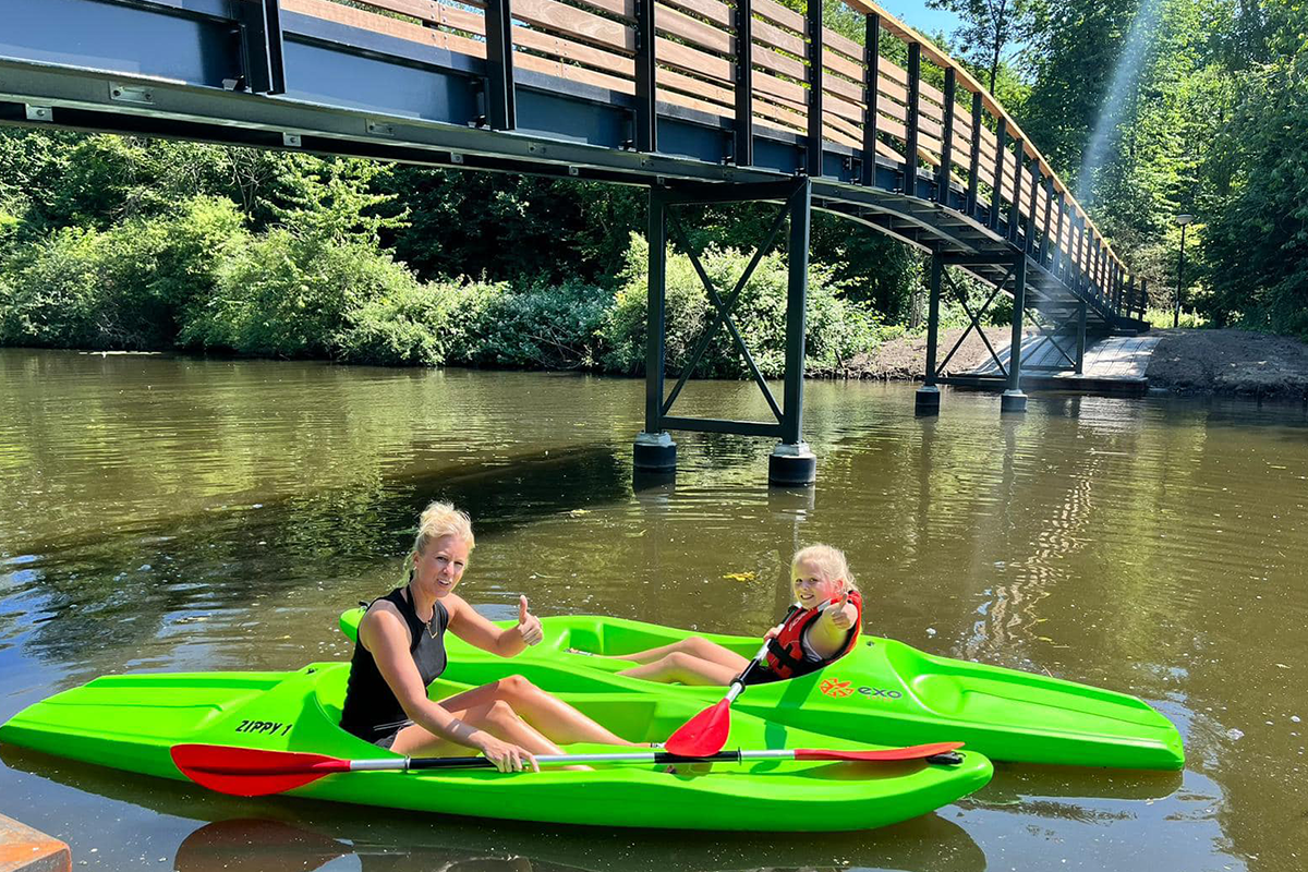 Kajakken in het Beatrixpark Almere (60 min)