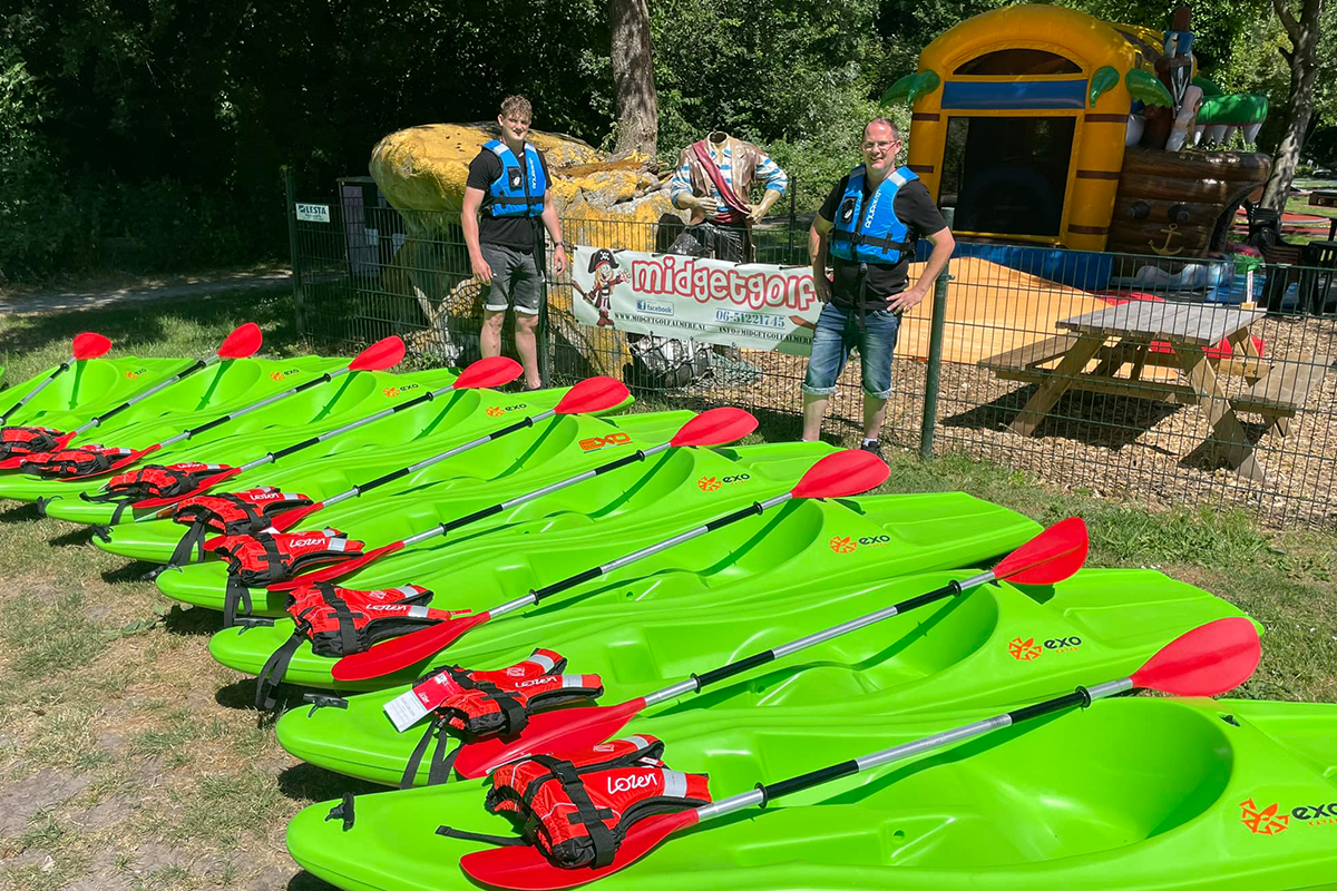 Kajakken in het Beatrixpark Almere (60 min)