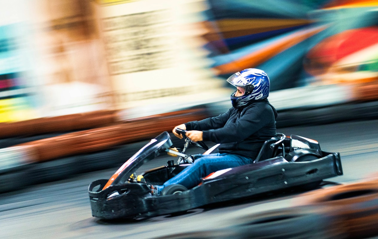 1 of 2 heats karten bij Indoor Karting Middelburg