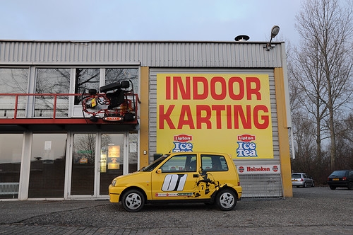 1 of 2 heats karten bij Indoor Karting Middelburg