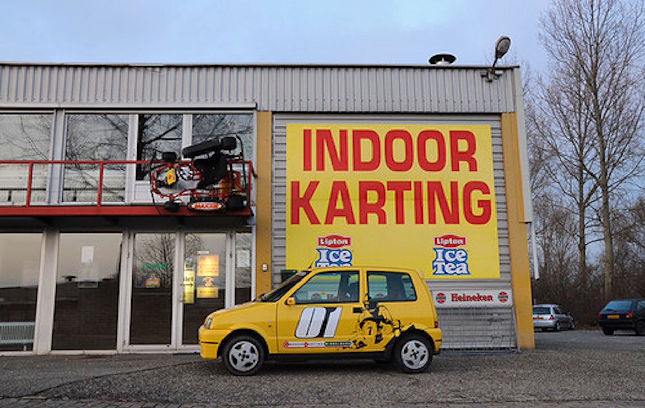 1 of 2 heats karten bij Indoor Karting Middelburg