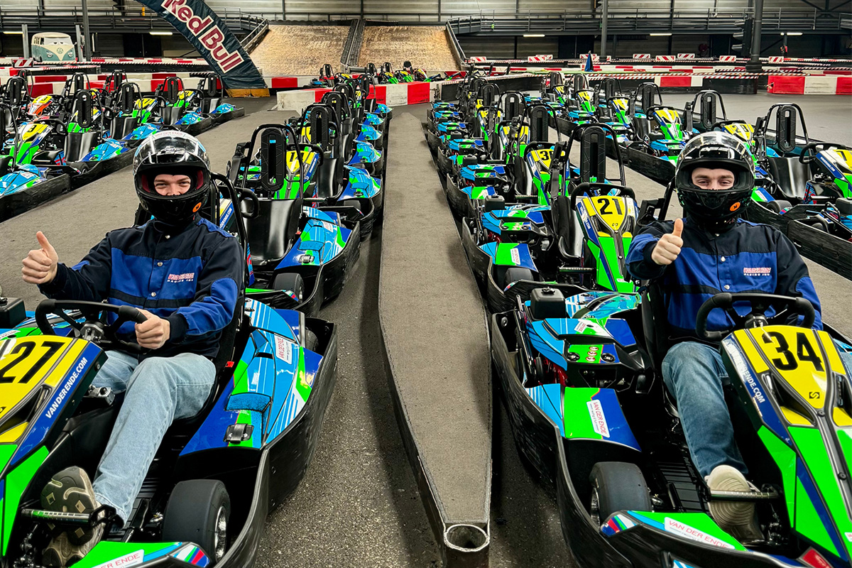 Karten bij Van der Ende Racing & Fun – 1, 2 of 3 heats + evt. lasergame