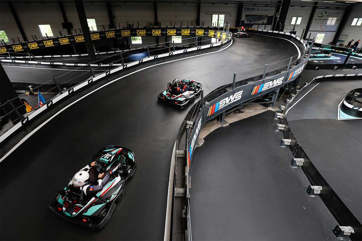 1 of 2 sessies karten bij Wavre Indoor Karting