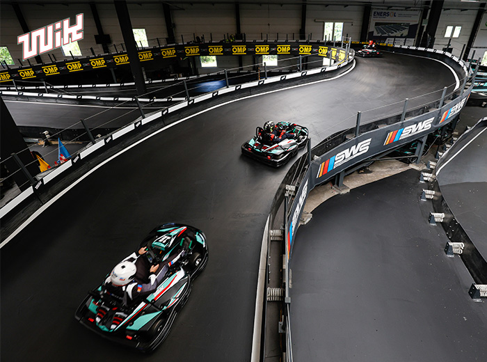 1 sessie karten, inclusief membercard Wavre Indoor Karting