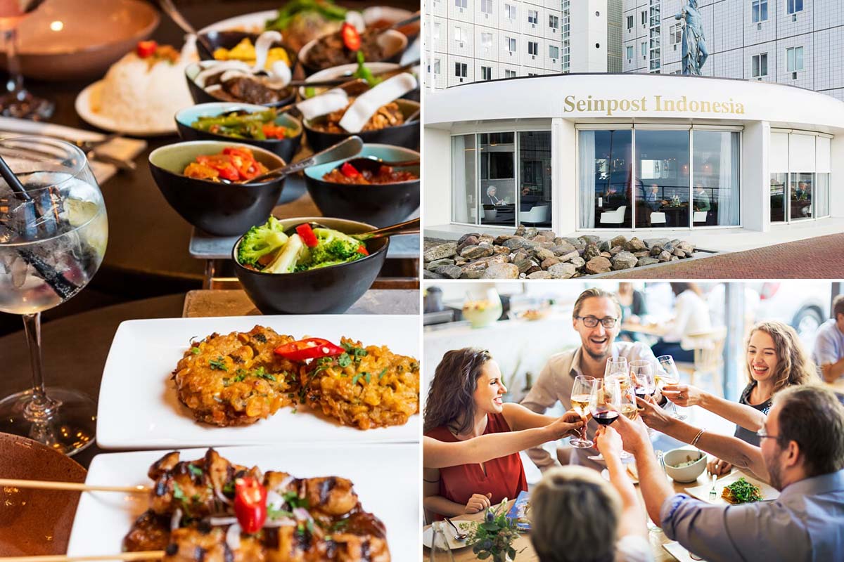 3-gangen keuzediner bij Seinpost Indonesia