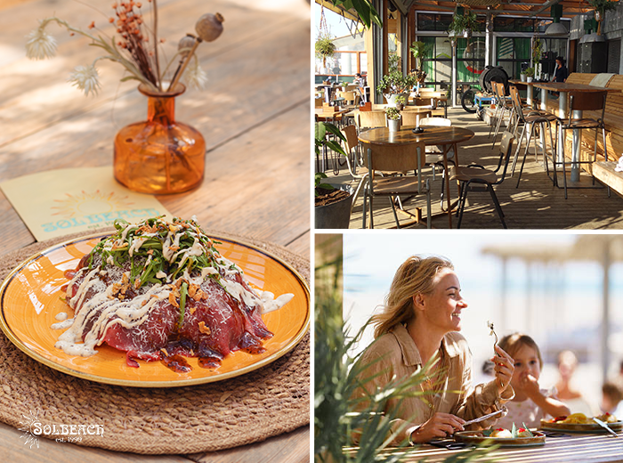 Keuzelunch bij Beachclub Solbeach in Scheveningen