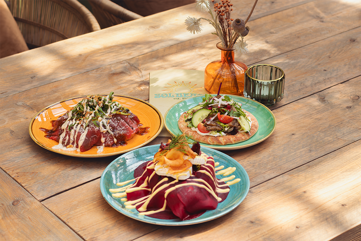 2-gangen keuzelunch bij Beachclub Solbeach