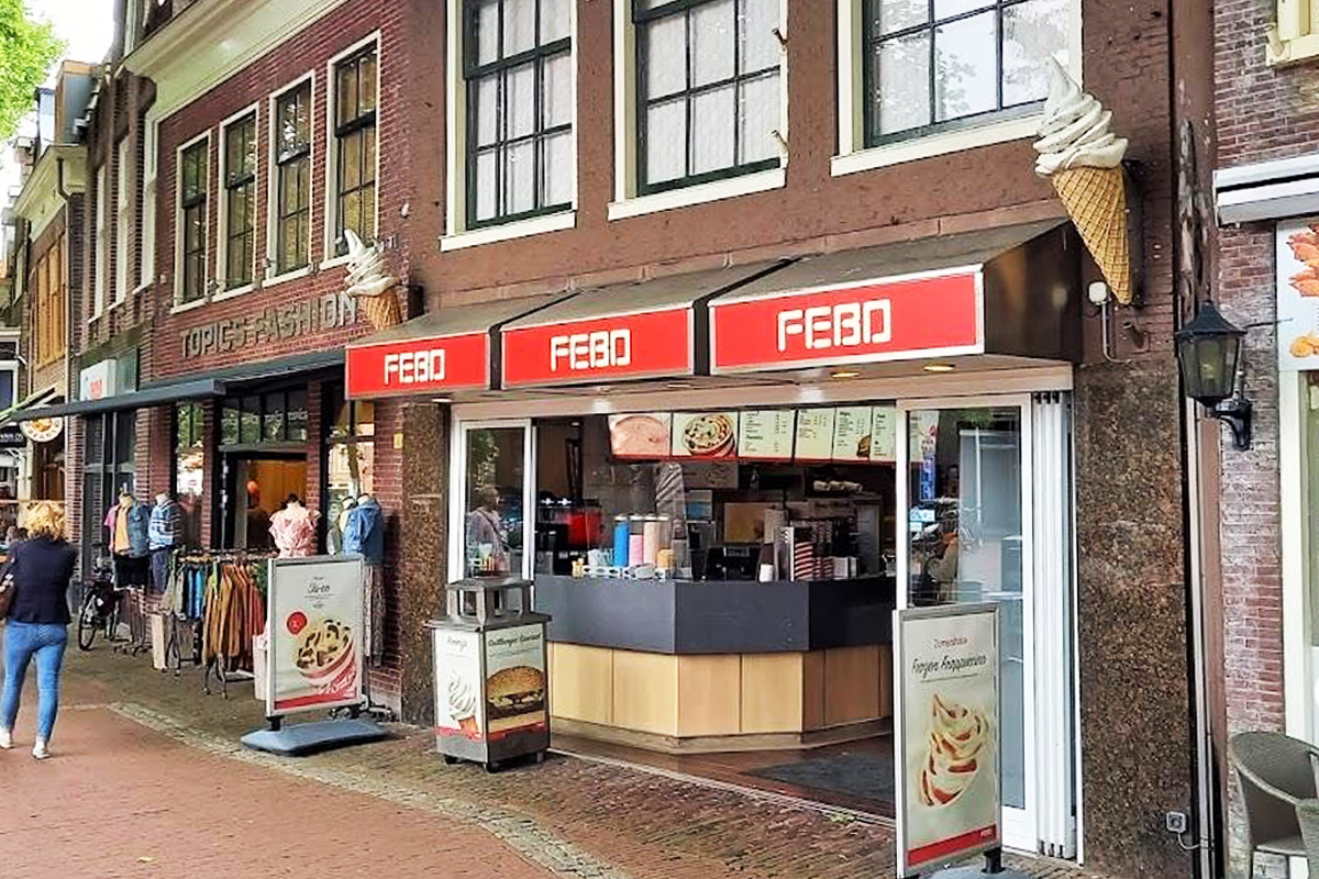 Kinderijsje + topping bij FEBO Hoorn voor €1,-