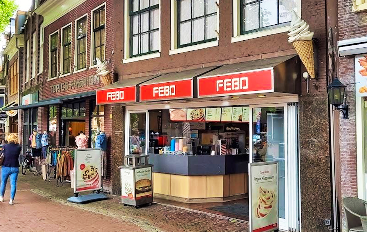 Kinderijsje + topping bij FEBO Hoorn voor €1,-