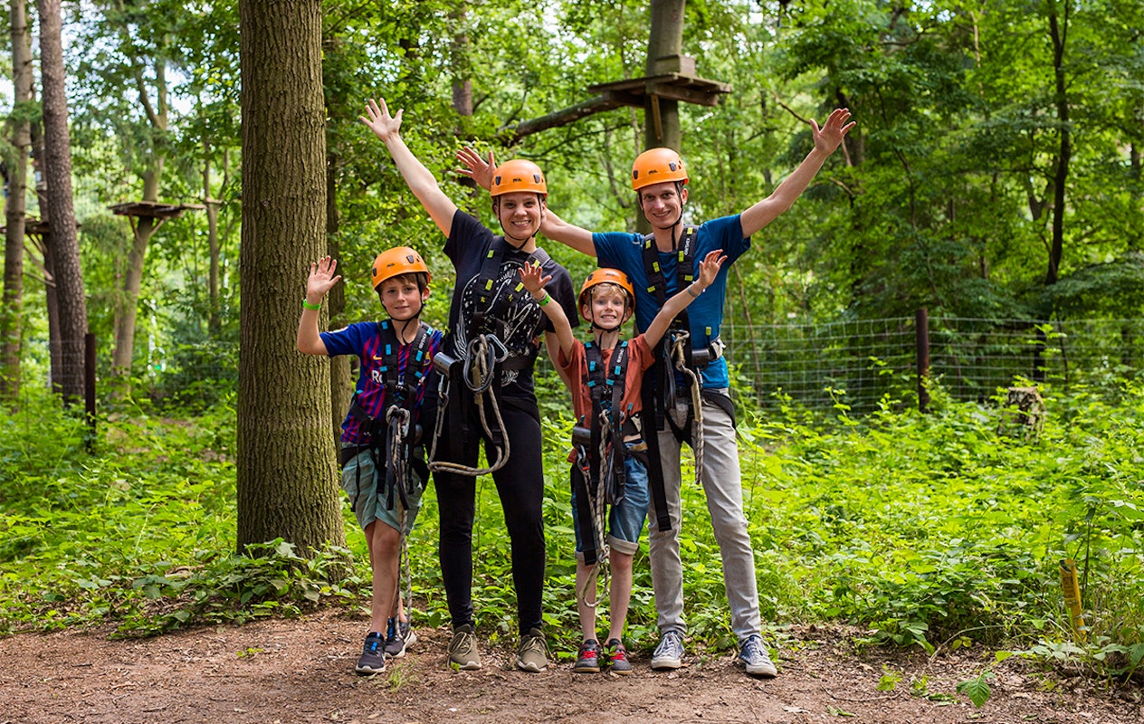 2,5 uur klimmen bij Klimbos Harderwijk incl. Free Fall