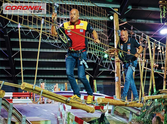 1,5 uur klimmen in het Coronel Adventure Indoor Klimbos