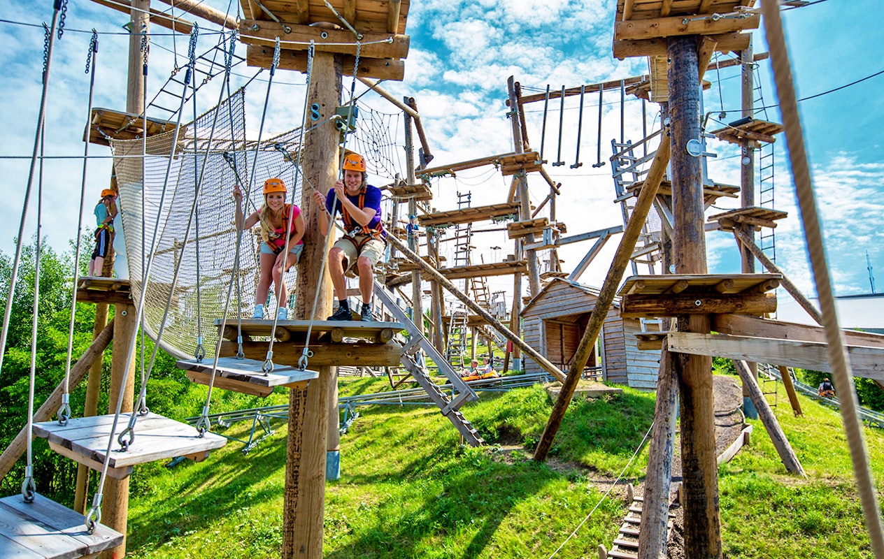 Eén en al avontuur voor jong en oud in Klimpark SnowWorld Landgraaf