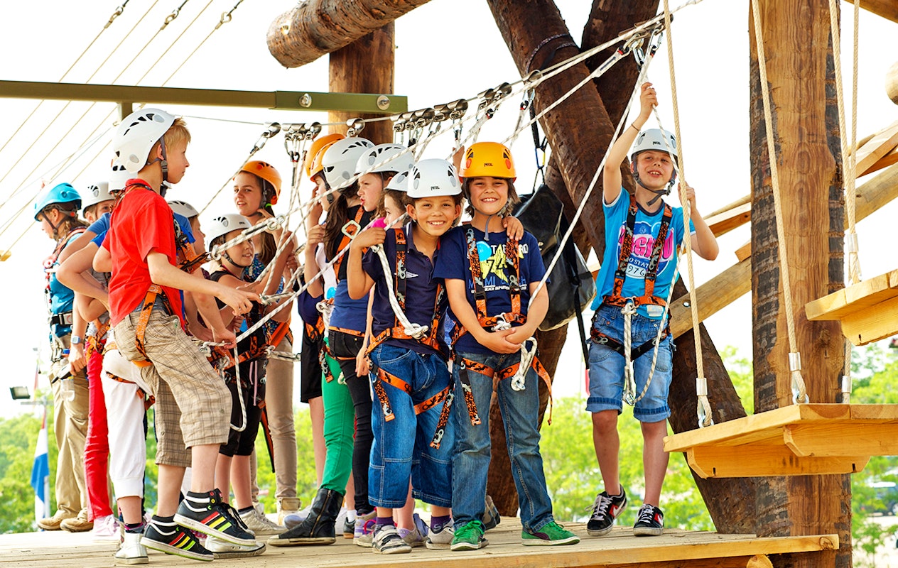 Eén en al avontuur voor jong en oud in Klimpark SnowWorld Landgraaf