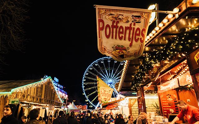 Schaatsen, 2 drankjes + entree Grand Carrousel Winterland Hasselt