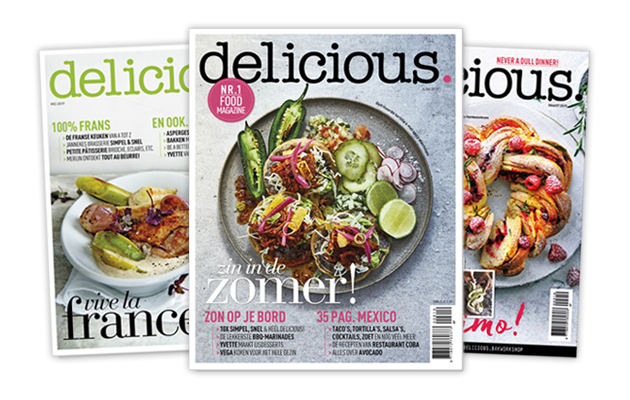 Kookplezier met een jaarabonnement op magazine delicious 