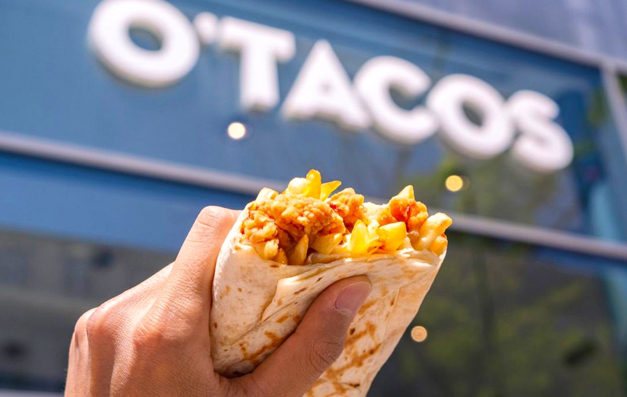 Large taco + drankje van de dag bij O'Tacos