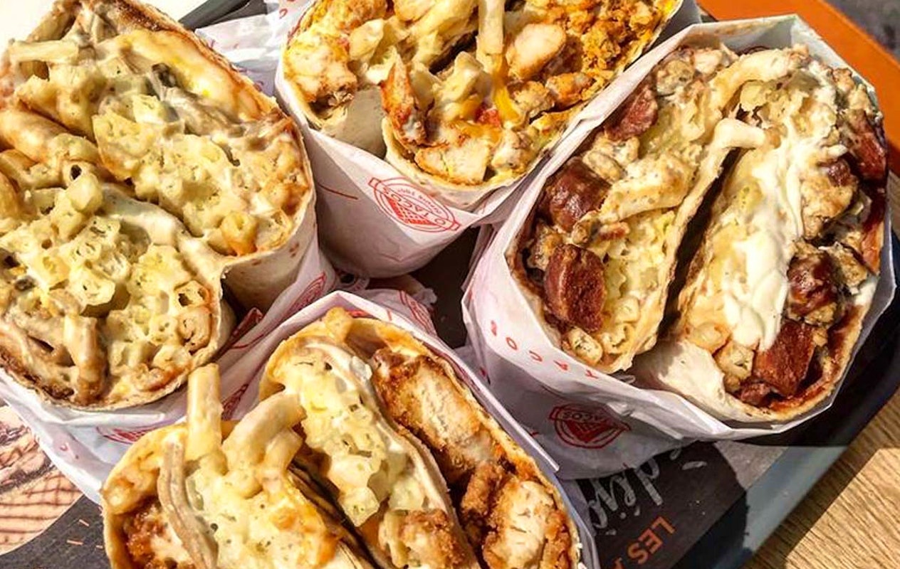 Large taco + drankje van de dag bij O'Tacos