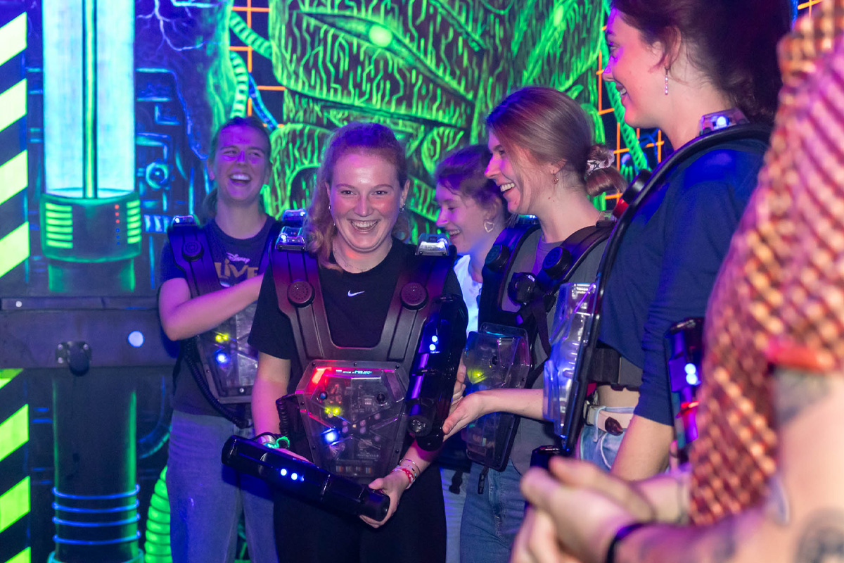 Lasergamen bij Aloha in Amsterdam