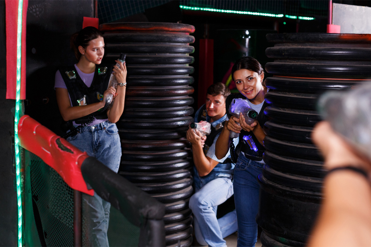 Lasergamen bij AvonturenEvents