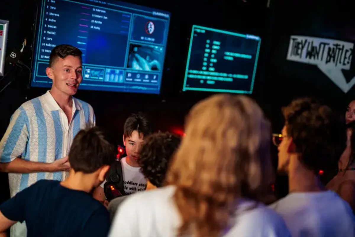 Lasergamen + Crazy Pool bij Timestamp Arnhem