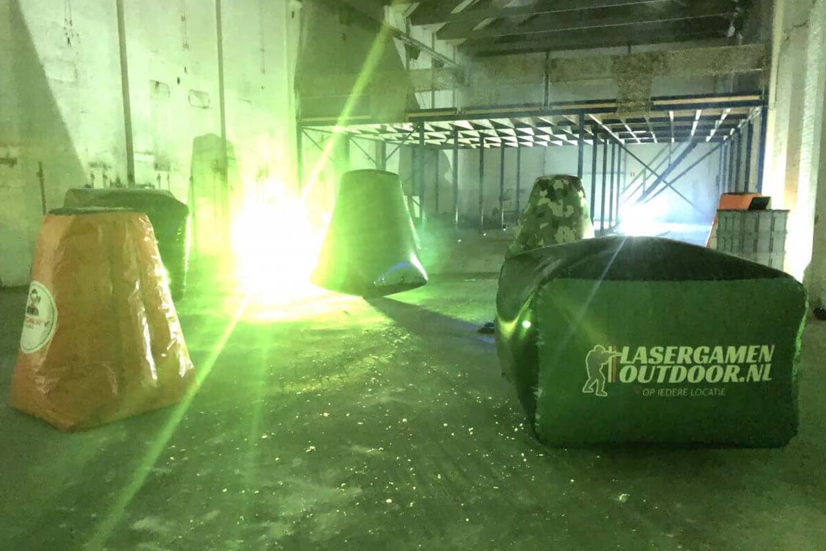 1 uur lasergamen bij De Leeren Lampe in Raalte