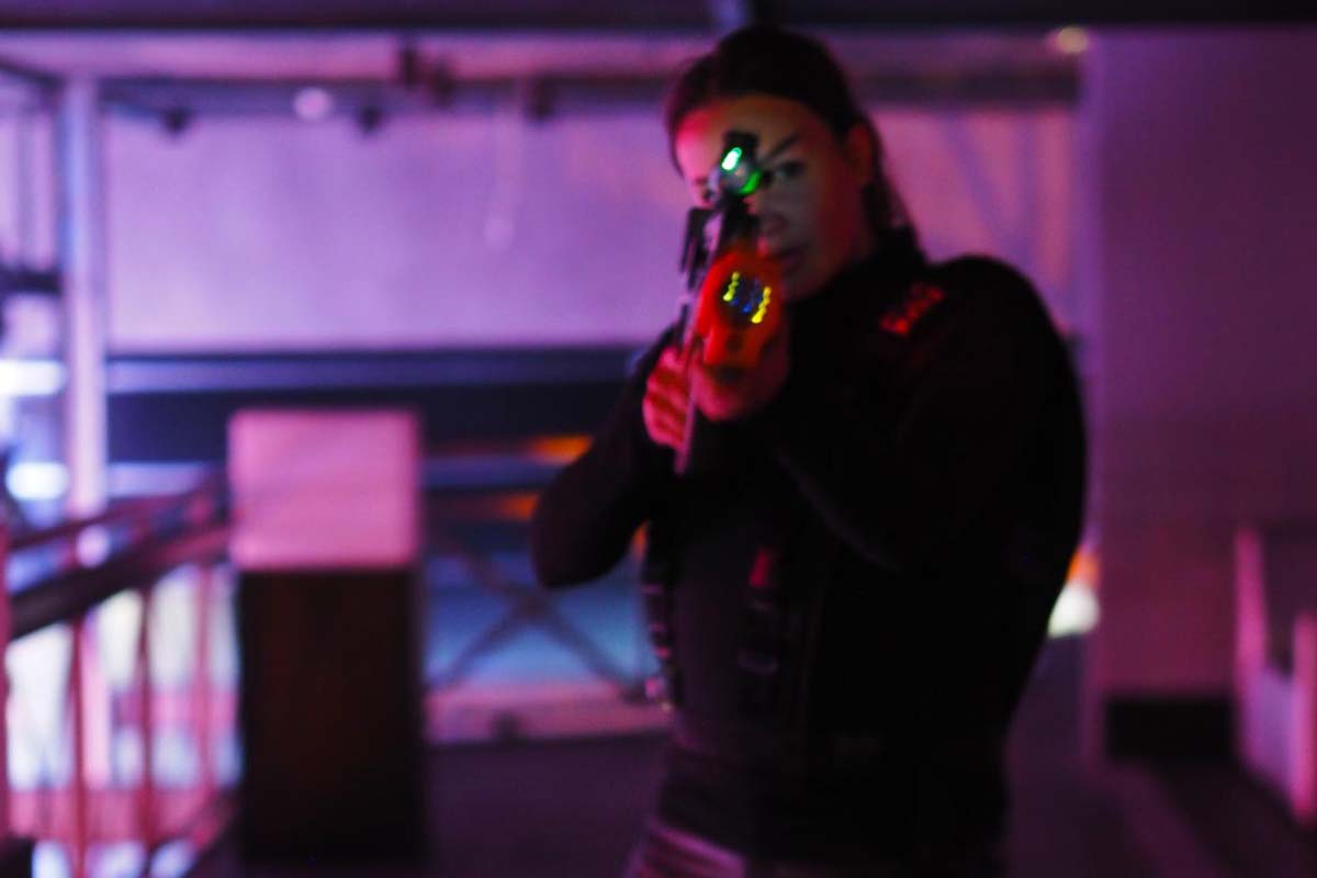 1 uur lasergamen bij De Leeren Lampe in Raalte