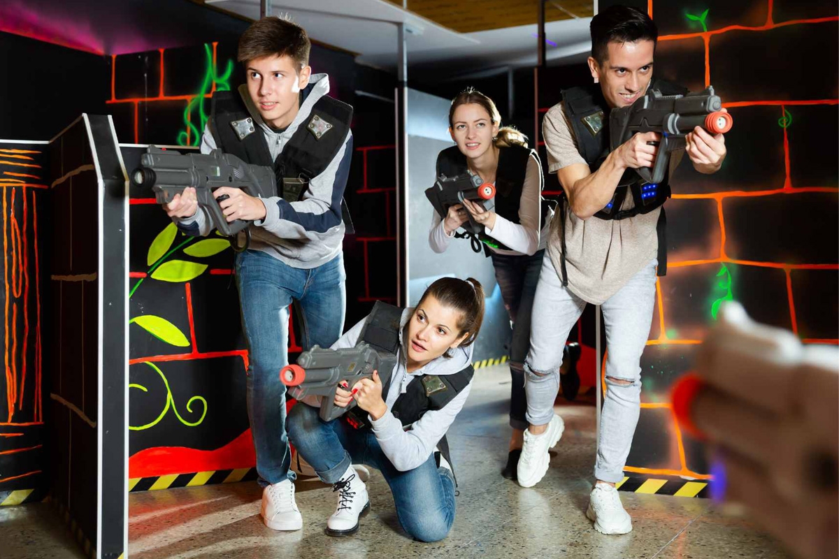 Lasergamen bij Kartbaan Leeuwarden