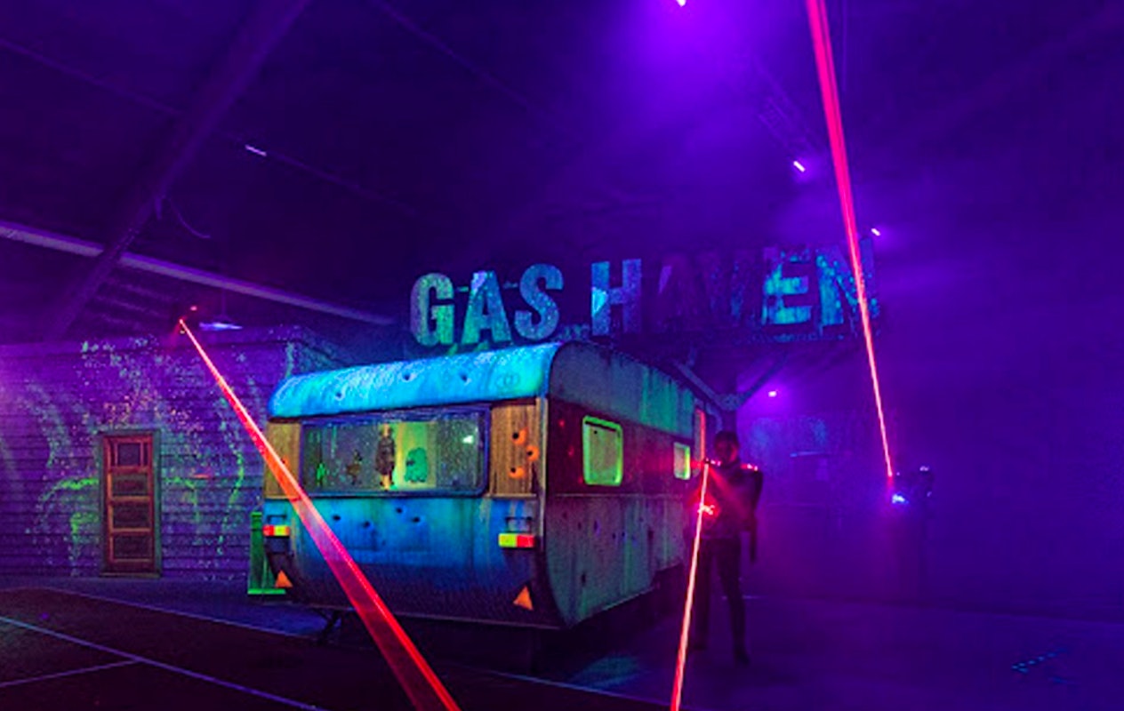 Lasergamen bij The City