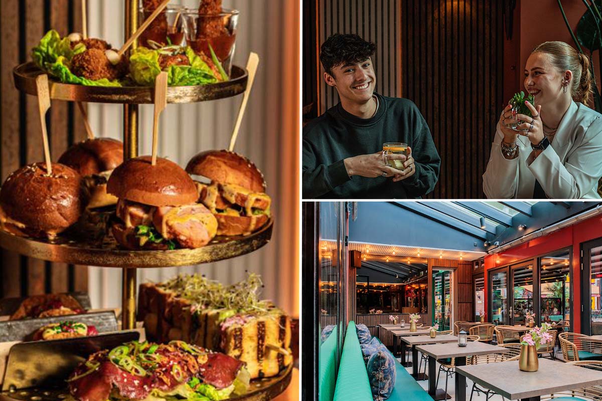 Lunch-etagère bij EVE Foodclub & Bar