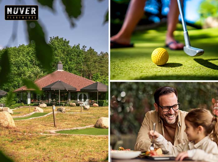 Lunch + midgetgolf bij restaurant Nuver Vlagtwedde