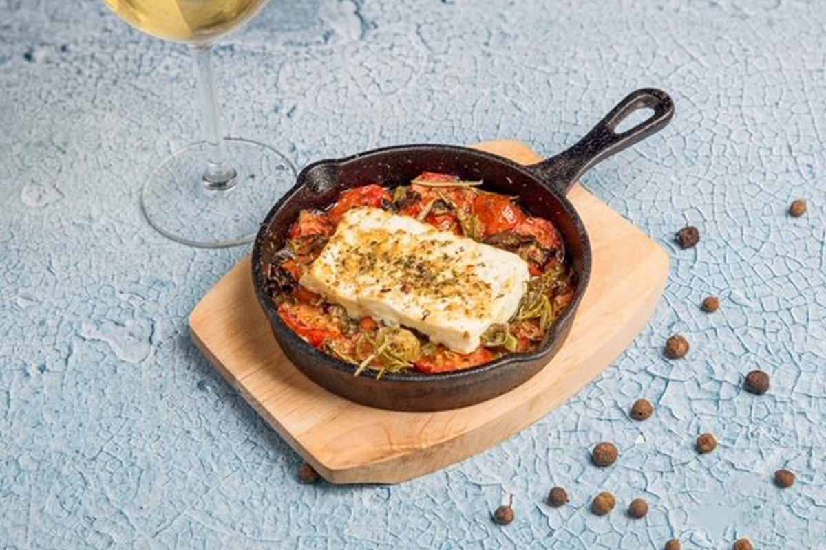 Lunch proeverij plank bij Dimitri's