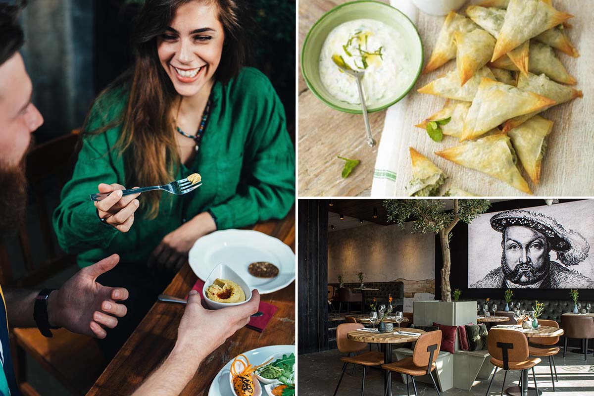 Lunch proeverij plank bij Dimitri's