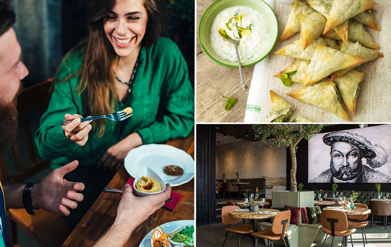 Lunch proeverij plank bij Dimitri's